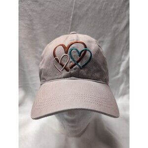 David and Young Pink Hat with Hearts Dad Cap